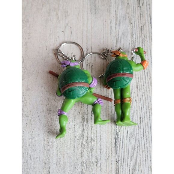 Teenage Mutant Donatello Michelangelo Ninja Turtles keychain 2015 - Picture 5 of 7